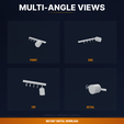 03_angles.png Adhesive Under-Cabinet Hook Strip, 5 Hooks, Rv Mug - 3D Printable STL File