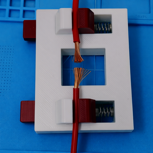 Support for soldering cables