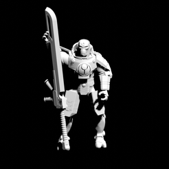 commanderboy.png Free STL file Elite Mech Leader Mini・3D print design to download