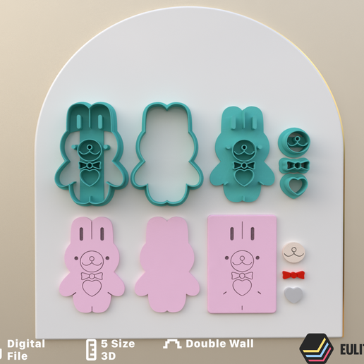 POLYMER CLAY CUTTERS/EULITEC.COM/CC/COPYRIGHTED LICENSE 3D model