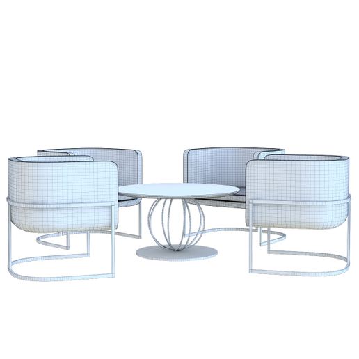 1-2.jpg Download file circle chair table • 3D printing object, unisjamavari