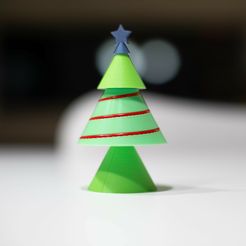 DSCF7239.jpg STL file Cute Christmas tree・3D printable design to download