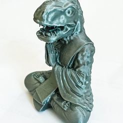 39C4269E-92AA-400B-8AD3-7B72298ABC97.jpeg STL-Datei Buddha Rex・Design für den 3D-Druck zum Herunterladen