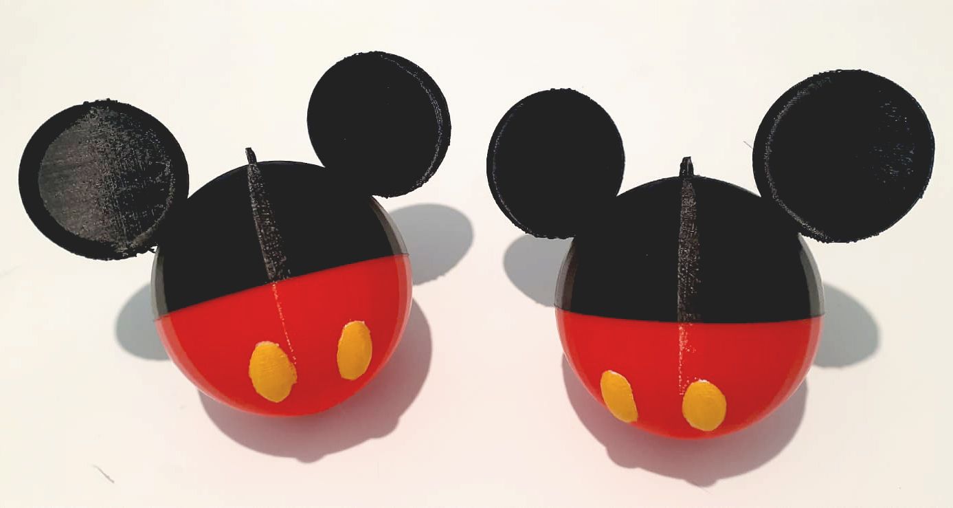3.jpg Descargar archivo STL gratis Mickey adorno Navidad - Mickey Christmas Ball • Diseño para la impresora 3D, doppelworksarg