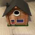 LOG CABIN BIRDHOUSE