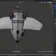 Wireframe (4).png Stylized Airplane PBR