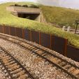 3DDF69BD-DE0A-4DE6-A7A9-A3E9A101DAC4.jpeg Mur de soutènement de traverses de chemin de fer miniature - hauteur de 6 traverses