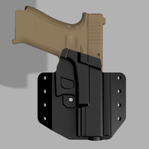 GLOCK 19 OWB COMPRESSION MOLD
