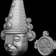 012.jpg Tirupati Shankh Chakra 3D Printable Model