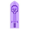 small-arch-sword-skull.stl Gotisches Raumschiffwrack A