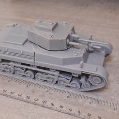 20220124_233930.jpg OBJ file 40M Turán - Hungarian WW2 Medium Tank・3D printer model to download