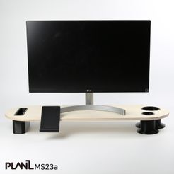ms23a-010.jpg STL file monitor stand, pencil holder planL ms23a・3D print design to download