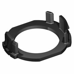 x_trail_tweeter_adapter_CAD.jpg Fichier STL Nissan X-Trail / Rouge T32 Adaptateur de toner haut・Objet pour imprimante 3D à télécharger