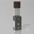 viol2.jpg glass vial holder with magnetic mount 5x5x5mm