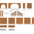 Parts-Image.png 00 / HO Scale Railway/Train Layout Tunnel Portals, Bridges & Walls
