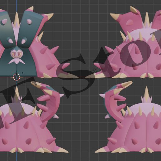 Pokemon Toxapex 3D model