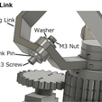 Gear Link 90 deg Link ™~ Spherical Parallel Manipulator