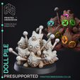 doll-pile-5.jpg Puppet Masters Show - 12 Model Value Pack - D&D miniatures - PRESUPPORTED - 32mm scale