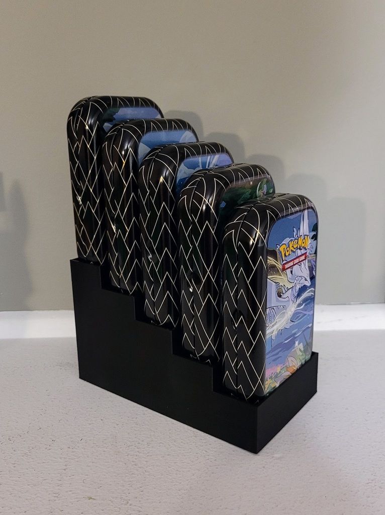 Download Free Stl File Pokemon Mini Tin Display Stand Holder 3d Print Template Cults