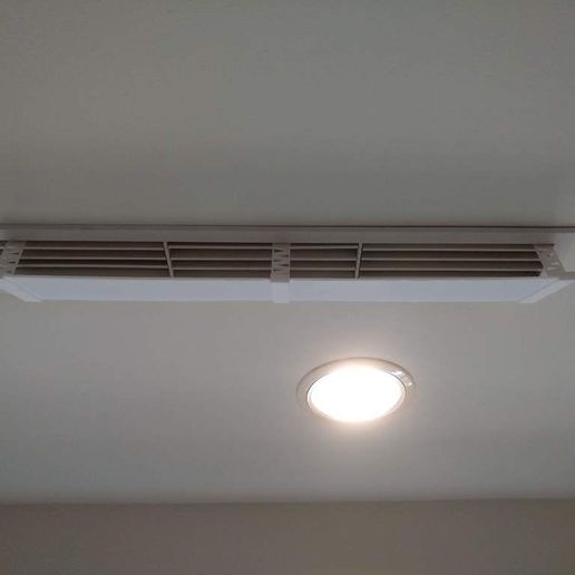 Download free STL file Air Conditioner Ceiling Vent Redirector and