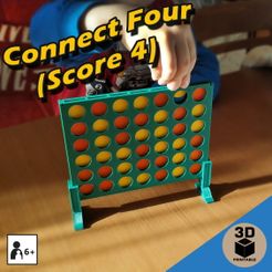 cover1b.jpg Télécharger fichier STL Connecter quatre (Score 4) • Objet pour impression 3D, sokinkeso