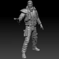 madm1.jpg STL file Mad to the max - wasteland warrior in 1:24・3D printable model to download