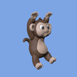 MonkeyHangingBranch6.png Monkey Hanging Branch- Two pieces- Monkey and Branch