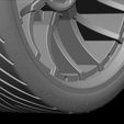 13.jpg Realistic Michelin sports tire and alloy wheel, STL - OBJ file, four versions