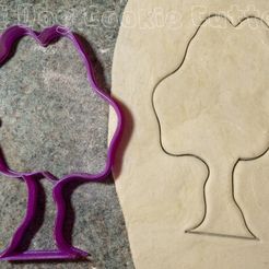 tree.JPG STL-Datei Tree Cookie Cutter・3D-druckbares Design zum Herunterladen