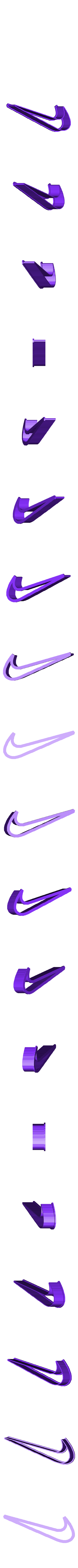 nike.stl Famous Brands cookie cutter set