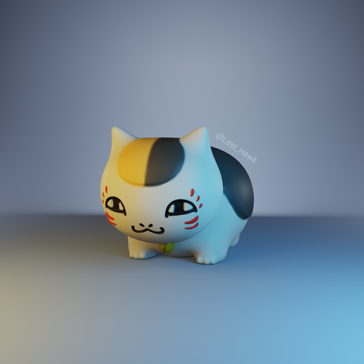 🐱 Cat Madara (Natsume Yuujinchou San)・ STL File for 3D printing