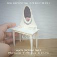 Miniature-Vanity-Dressing-Table-2.jpg MINIATURE IKEA-INSPIRED  VANITRY DRESSER  | Miniature Furniture | Dollhouse Decor