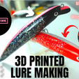 1211.png Minnow lure with magnetic weight transfer system. Fishing lure made with 3d printer.