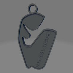 Interlagos.png STL file Interlagos Keychain・Model to download and 3D print