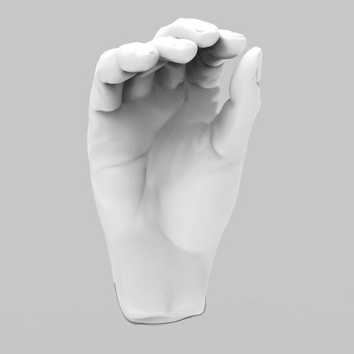 🤏 3D Model of pinching hands for 3D print・ 3D File for 3D printing・Cults