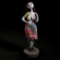 Sally-07.jpg Fichier 3D Sally Skellington・Modèle pour imprimante 3D à télécharger