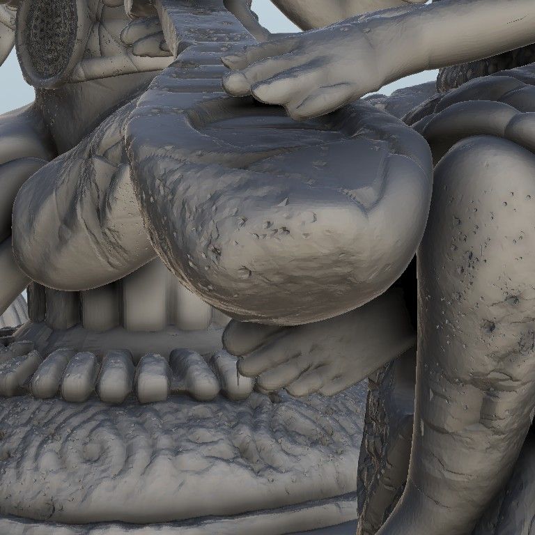 7.jpg Download STL file Indian Hindu statue of Ganesha - Flames Of War Bolt Action Oriental Age Of Sigmar Medieval Warhammer • 3D print template, Hartolia-miniatures