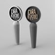 CDP.jpg Beer tap handle Embedding base - Generic brand / graphic customizable