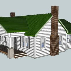 69df22dd-3331-4e5d-aecd-5fd5aa765fa7.jpg Free STL file HO Scale The Norton House・Object to download and to 3D print