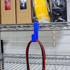 HookForWireShelving.jpg Download free STL file Hook or Hanger for Wire Shelves • 3D print object, CClaytonStudio