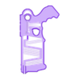 Compliant_Mechanism_Blaster__-_three_quarter_scale.stl One Piece Compliant Mechanism Blaster (Mark Rober)