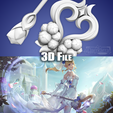 LuxCrystalRose04.png Lux Crystal Rose League of Legends STL file