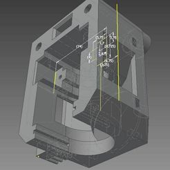 Bracket.jpg Free 3D file J-Head Bracket with Servo mount for Auto Bed Leveling - Prusa i3・3D printing template to download