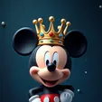 97f07739e6d766200ffce3857c8a6693_high.webp King Mickey Mouse - Majestic 3D Figure