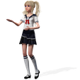 13C.png GIRL GIRL DOWNLOAD anime SCHOOL GIRL 3d model animated for blender-fbx-unity-maya-unreal-c4d-3ds max - 3D printing GIRL GIRL SCHOOL SCHOOL ANIME MANGA GIRL - SKIRT - BLEND FILE - HAIR