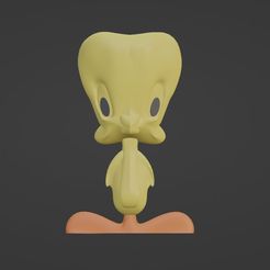 Screenshot-2023-04-20-162204.jpg Fichier STL Tweety, l'oiseau jaune・Modèle à télécharger et à imprimer en 3D