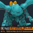 FOH-Hydro-Blue-Main-Image.jpg 3D file Hydro Blue Mecha Suit・3D printable model to download, FalloutHobbies