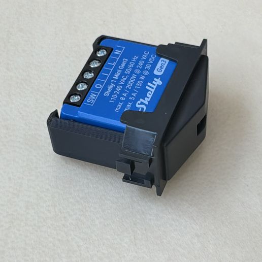 Shelly 1 Mini Gen 3 Bticino Adapter