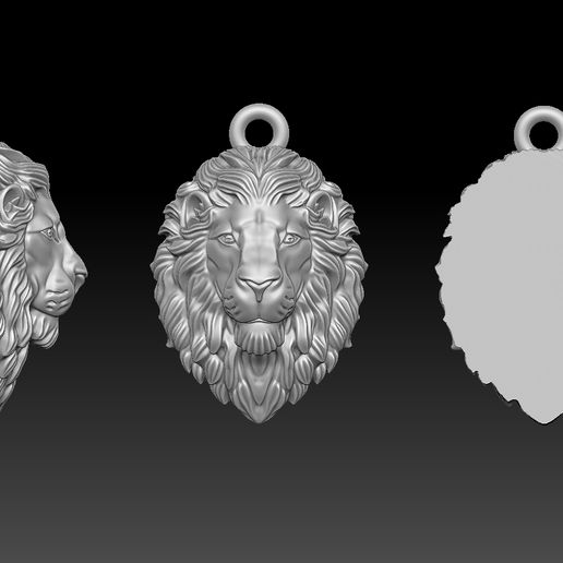 lion head pendant