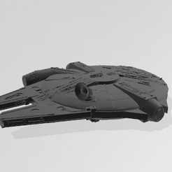 Millennium_Falcon.png Archivo STL gratis Millennium Falcon・Diseño imprimible en 3D para descargar